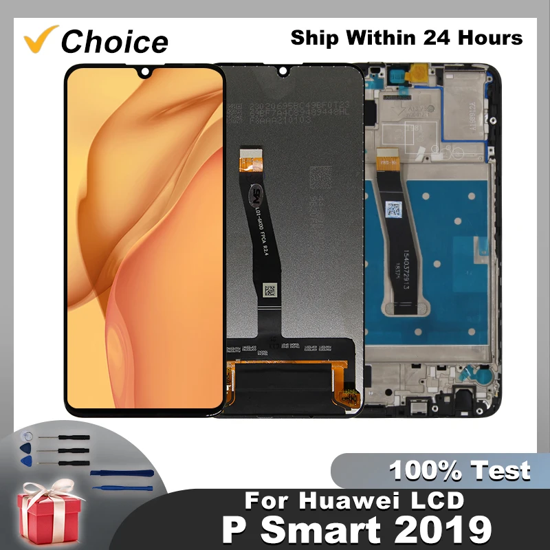 6.21 "POT-LX1 für huawei p smart lcd bildschirm touch digitalis ierer baugruppe ersatzteile für huawei POT-LX1A display