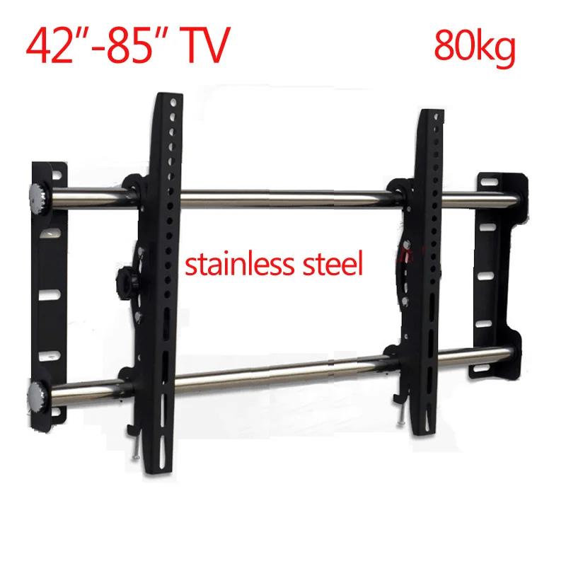 PTB-501LT 42"-85" 75" 176lbs 80KG BIG TV Flachbildschirm LED LCD TV Wandhalterung Vesa 800X500 Edelstahl neigbarer Monitorständer Image