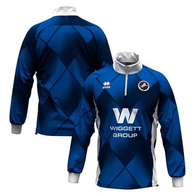 Millwall Errea Home Pre-Match-Jacke – Blau Image