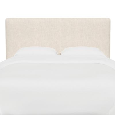 Vanessa Headboard - Rectangular, Rectangular/Linen Cream, King - Grandin Road