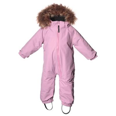 Isbjörn - Kid's Toddler Padded Jumpsuit with Fur - Overall Gr 92 rosa