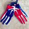 Nike Accessories | Brand New Nike Vapor Jet Gloves Youth Football Red White Blue Receiver Athletic | Color: Blue/Red | Size: Small