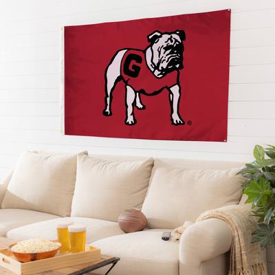 University of Georgia Single Sided Flag w/ 2 Grommets, 3'x5'