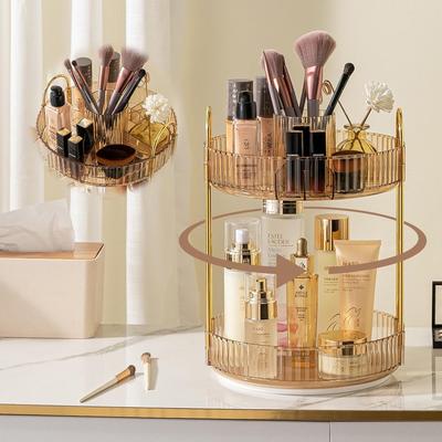 2 Tier Spinning Skincare Storage