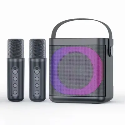 YS-307 Portable Family Karaoke Machine Bluetooth 5.3 Speaker Wireless Microphone Singing Equipment