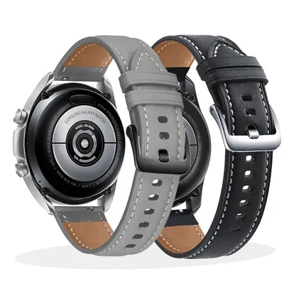 22mm Leather Strap For Fossil GEN 6 44mm Smart Watch Band For Fossil GEN 5E 44mm / GEN 5 LTE 45mm Replacement Wrist Belt
