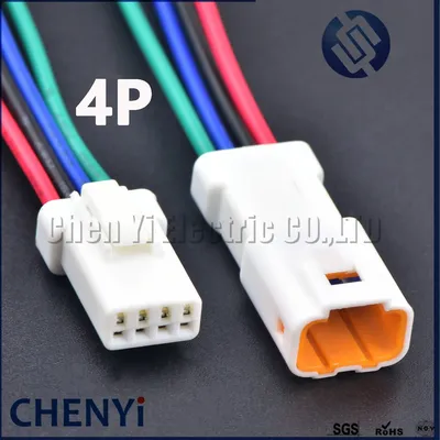 JST 4 Pin Auto Impermeabile Connettore Elettronico Cablaggio Butt Plug 04R-JWPF-VSLE-S