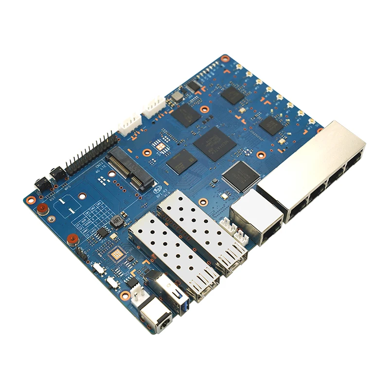Banana Pi BPI R3 Router Bord mit MediaTek MT7986(Filogic 830) unterstützung Wi-Fi 6/6E 2,5 GbE SFP 8G eMMC Flash Onboard 2G DDR RAM Image