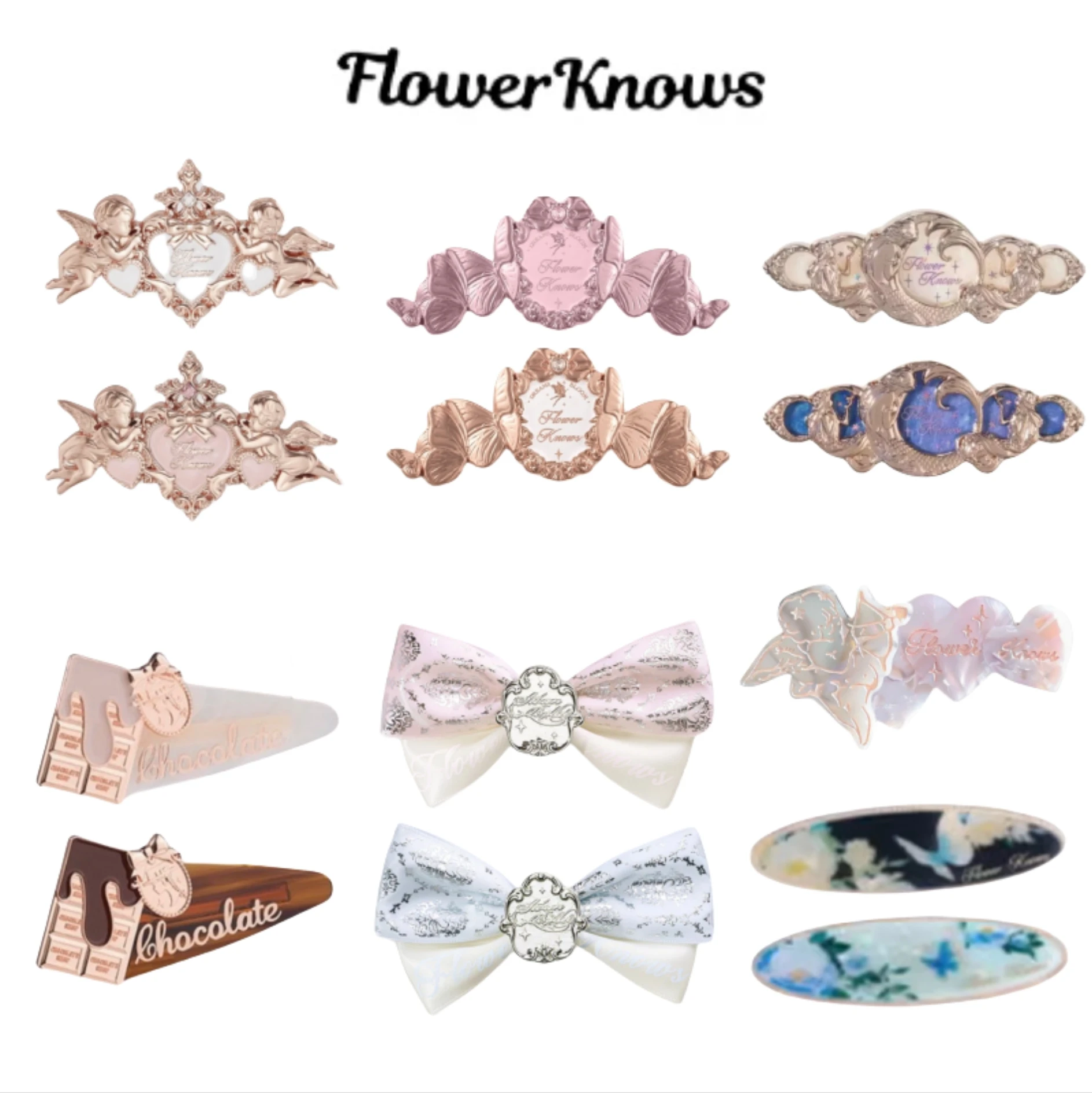 Blume weiß Mondlicht Meerjungfrau Serie Haarspange Acetat Haarspangen Haarschmuck Frauen Schönheit Image