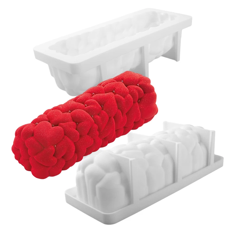 Französisch Mousse Formen Valentinstag Herzförmige Silikon Kuchen Formen Küche Liefert Dessert Backformen Kuchen Dekorieren Werkzeuge