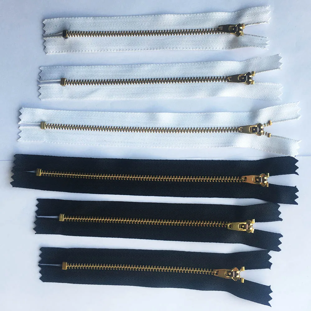 10 Stück 3 # 8 cm 10 cm 11 cm 12 cm 13 cm 15 cm 18 cm 20 cm Nähen Metall Reißverschlüsse Auto Lock DIY Reißverschluss zum Nähen von Jeans Schuhe Denim Rock