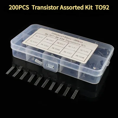 200 teile/schachtel Transistor sortiertes Kit 2 n2222 2 n3904 2 n3906 bc337 bc547 bc557 s8050 s8550 Image