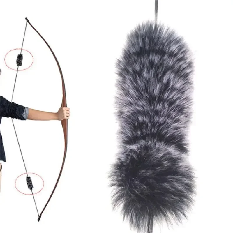 2/6/10 stücke Dämpfer Bogen String Schalldämpfer Tragbare Haar Bowstring Stoßdämpfung für Recurve Bogen Langlebige Zubehör Image