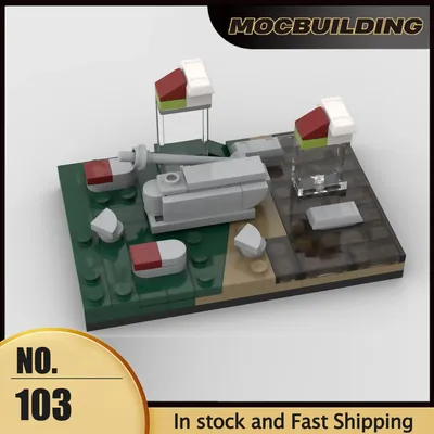 Moc Space Filmszene 1:1455 Gar Land Fahrzeuge Modellbau steine kreative Spielzeuge DIY Montage Ziegel Sammlung Weihnachts geschenke Image