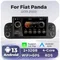 Wireless Car-Play Auto Android 13 Autoradio Multimedia-Player für Fiat Panda 2013-2017 7 Zoll Wifi GPS Navigation 2din Head Unit Auto GPS Multimedia Radio, 8-Kern DSP ohne DVD Player, 2Din Stereo