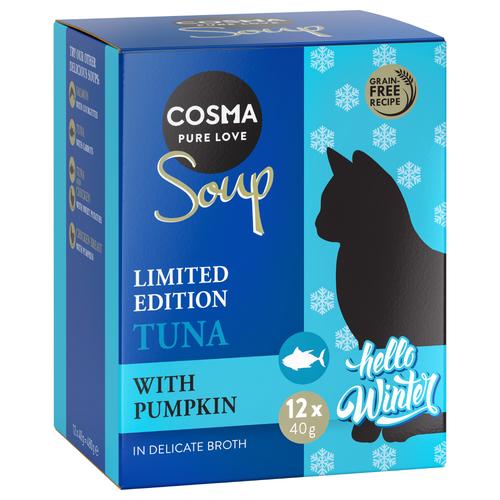 Sparpaket Cosma Soup 24 x 40 g - Winter-Edition: Thunfisch mit Kürbis