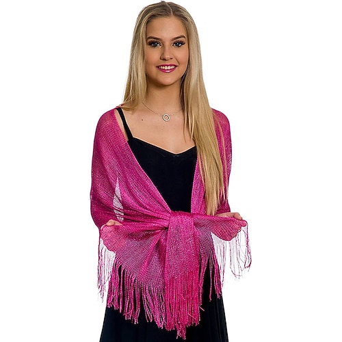 Elegant Vintage Goldene Zwanziger Flapper-Schals Der große Gatsby Charleston Kostüm Damen Valentinstag Maskerade Täglich Party Hochzeit Erwachsene Schal Sommer Ganzjahres Image