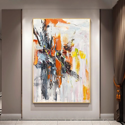 handgefertigte Ölgemälde Leinwand Wandkunst Dekoration moderne abstrakte für Wohnkultur gerollt rahmenlose ungedehnte Malerei Image