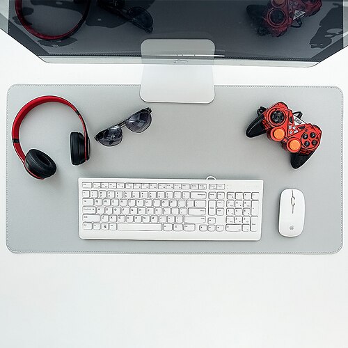 extra großes wasserdichtes PU-Mauspad für Computer, Bürotisch, Schreibtischunterlage mit Kantenschutz Image