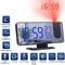 LED Digital Projection Alarm Clocks USB Electronic Ceiling Projector Alarm Clock with FM Radio for
