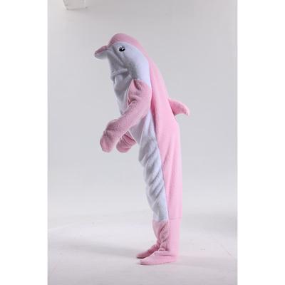 Kid's Adults' Animal Group Costume Onesie Costume Carnival Costume Shark Cartoon Dolphin Onesie Pajamas Kigurumi Pajamas Charm Funny Costume For Men and Women Boys and Girls Carnival Cartoon