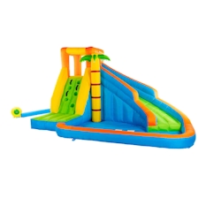 Home Deluxe GmbH HOME DELUXE- Aufblasbare Hüpfburg VIVI - 400x 300 x 225 cm - inkl. Gebläse und Zubehör, UV-Beständig I Spielburg Springburg Hüpfschloss Image