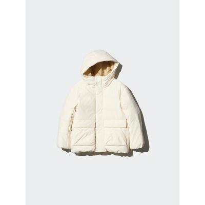 Uniqlo - Hybrid Down Parka - Off White - 13Y