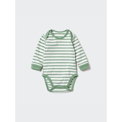 Uniqlo - Newborn Long Sleeve Bodysuit - Green