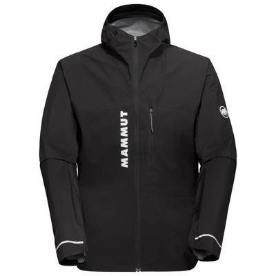 Mammut - Aenergy Trailrunning Hardshell Hooded Jacket - Regenjacke Gr L schwarz