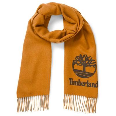 Timberland - Yarn Dye Scarf with Printed Logo - Schal Gr S/M orange Image
