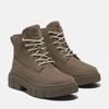 Schnürboots TIMBERLAND "GREYFIELD MID LACE UP BOOT", Gr. 37, braun (medium braun nubuck), Leder, sportlich, Schuhe, Winterstiefel, Schnürstiefel, Winterschuhe