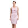 Etuikleid VERA MONT "Vera Mont Damen Etuikleid mit Raffung", Damen, Gr. 44, Normalgrößen, rosa (foggy rose), Satin, Obermaterial: 96% Polyester, 4% Elasthan. Futter: 100% Polyester., feminin, figurbetont kurz, V-Ausschnitt, ohne Ärmel, Kleider, Falten
