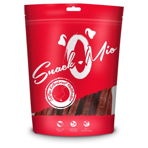 Sparpaket: 4x 500g SnackOMio Saftige Entenbrust Filetstreifen Hundesnacks