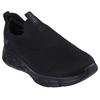 Slip-On Sneaker SKECHERS "BOBS B FLEX-", Herren, Gr. 40, schwarz, Textil, unifarben, sportlich, Schuhe, Slipper, Freizeitschuh, Halbschuh mit dämpfendem Memory Foam