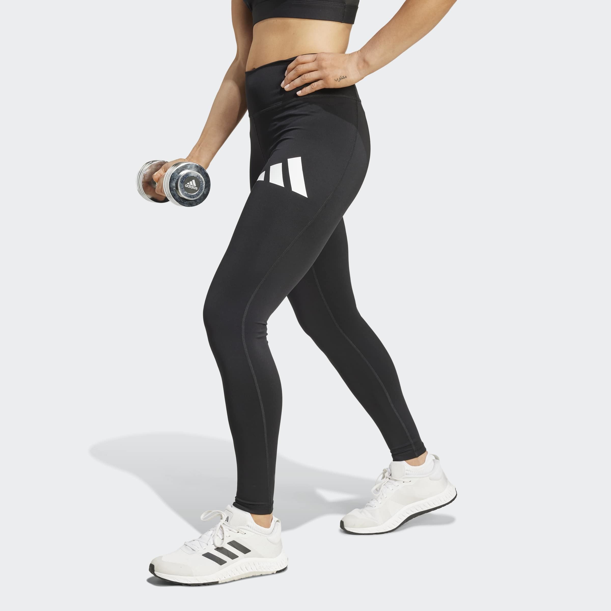 Trainingstights ADIDAS PERFORMANCE "TR-ES BL 1/1 L", Damen, Gr. XXL, N-Gr, schwarz, Obermaterial: 91% Polyester, 9% Elasthan, Hosen Image
