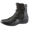 Stiefelette JOSEF SEIBEL "Naly 24", Damen, Gr. 36, schwarz, Leder, casual, Schuhe, Reißverschluss Stiefel, Winterstiefelette mit zwei Reißverschlüssen