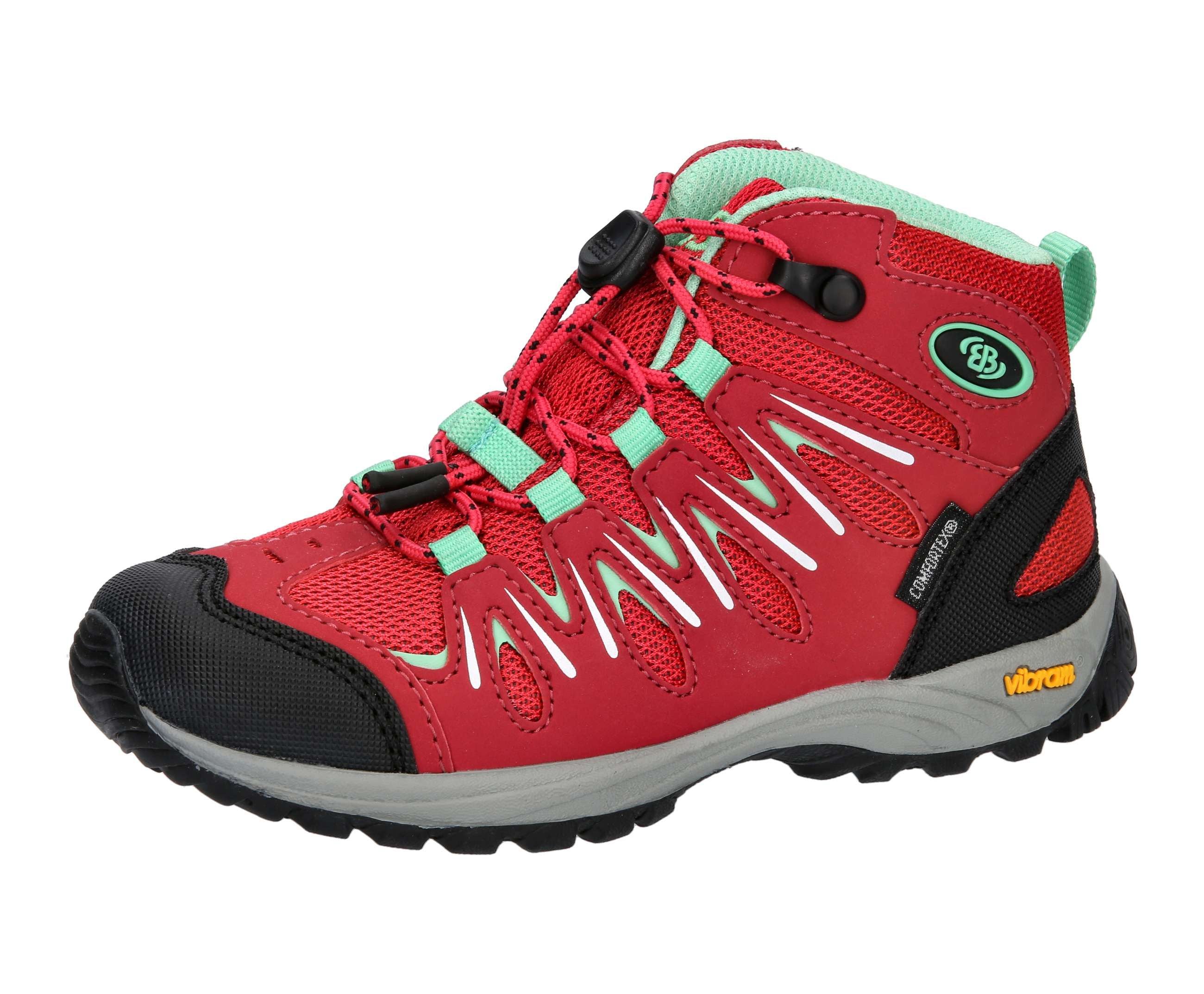 Wanderschuh BRÜTTING "Outdoorstiefel Expedition Kids High", Gr. 31, rosa, Synthetik, Schuhe Image