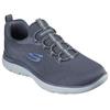 Slip-On Sneaker SKECHERS "SUMMITS-TALLO", Herren, Gr. 43, grau, Textil, casual, Schuhe, Slipper, Freizeitschuh, Trainingsschuh zum Schlupfen