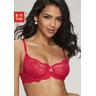 Balconnet-BH LASCANA ""Kira"" Gr. 75, Cup C, rot Damen BHs