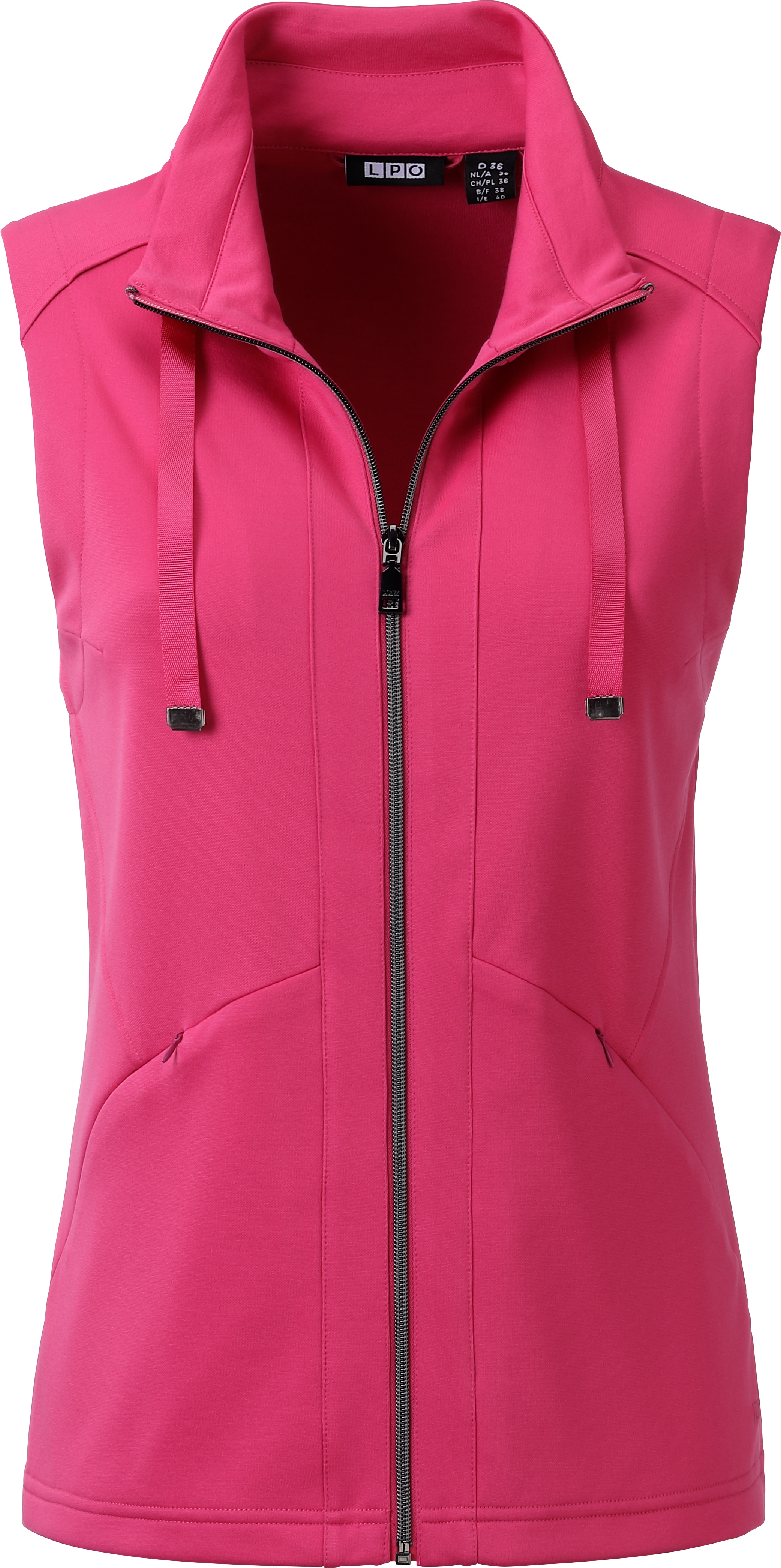 Funktionsweste DEPROC ACTIVE "NIGEL PEAK III VEST", Damen, Gr. 40/42 (M), lila (orchid), 96% Polyester; 4% Elasthan, tailliert, Westen Funktionsweste, auch in Großen Größen erhältlich