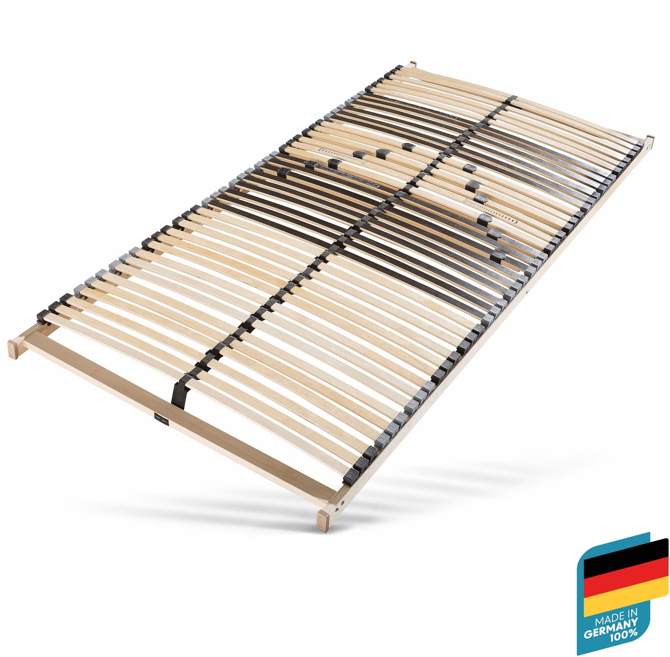 Lattenrost BECO "Heros Fix NV", beige, B:90cm H:7,5cm L:200cm, Lattenroste, Lattenrost, 7 Zonen-Luxus, Härteregulierung