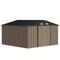 TEMU Outdoor Metal Storage Shed, Steel Garden Shed With Design Of Lockable Doors, Tool Shed For Backyard, Patio