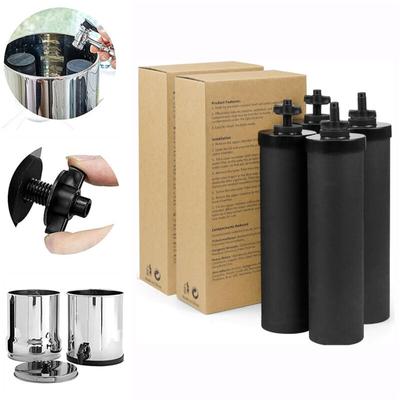Elle - Packung mit 4 Filtern für Schwerkraft-Wasserfiltersysteme, kompatibel mit Weeplow-, Berkey-, Image