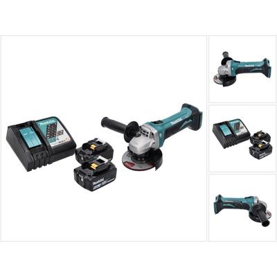 Dga 452 rt Akku Winkelschleifer 18 v 115 mm + 2x Akku 5,0 Ah + Ladegerät - Makita Image