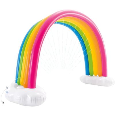 Intex - Rainbow Cloud Wassersprinkler Mehrfarbig 300x109x180 cm Image