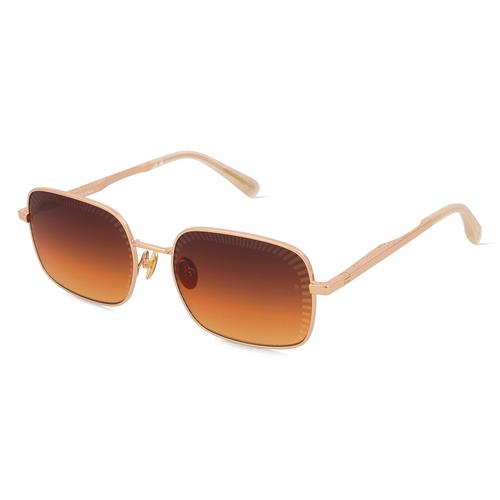 Scotch & Soda 5021 Damen-Sonnenbrille Vollrand Eckig Metall-Gestell, gold