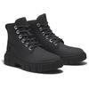 Schnürboots TIMBERLAND "GREYFIELD MID LACE UP BOOT", Gr. 41,5, schwarz, Leder, sportlich, Schuhe, Winterstiefel, Schnürstiefel, Winterschuhe