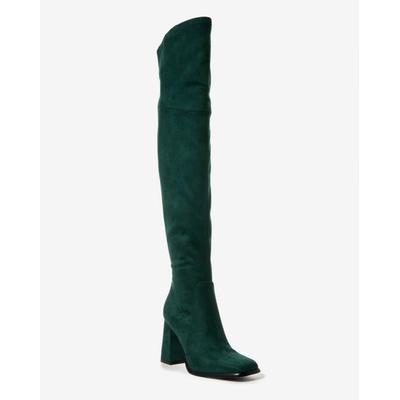 Marc Fisher - Emerald Green - Over the Knee Square Toe Boot - 6.5