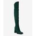 Marc Fisher - Emerald Green - Over the Knee Square Toe Boot - 6.5