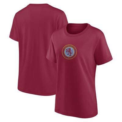 Aston Villa Distressed Retro Logo Graphic T-Shirt – Keine Farbe – Damen Image
